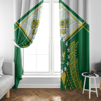 Cook Islands Ra o te Ui Ariki Window Curtain Polynesian Pattern