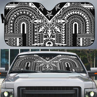 Black Philippines Sun Star Auto Sun Shade Igorot Tribal Inspiration LT05 Black - Polynesian Pride