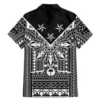 Black Philippines Sun Star Family Matching Off Shoulder Short Dress and Hawaiian Shirt Igorot Tribal Inspiration LT05 - Polynesian Pride