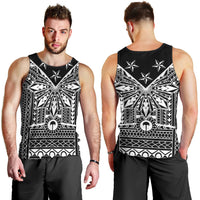 Black Philippines Sun Star Men Tank Top Igorot Tribal Inspiration