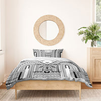 White Philippines Sun Star Bedding Set Igorot Tribal Inspiration