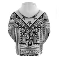 White Philippines Sun Star Hoodie Igorot Tribal Inspiration
