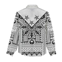 White Philippines Sun Star Women Casual Shirt Igorot Tribal Inspiration