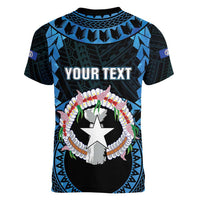 Personalized Northern Mariana Islands 78th Liberation Day Women V-Neck T-Shirt