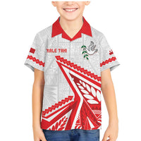 Custom Tonga Rugby 2024 Pacific Family Matching Mermaid Dress and Hawaiian Shirt Go Ikale Tahi