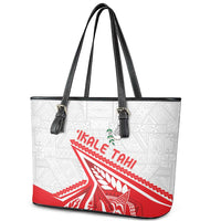 Tonga Rugby 2024 Pacific Leather Tote Bag Go Ikale Tahi