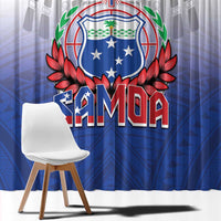Samoa Rugby 2024 Pacific Window Curtain Go Manu Samoa LT05 - Polynesian Pride