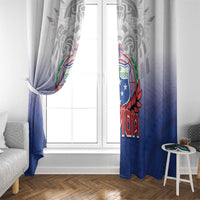 Samoa Rugby 2024 Pacific Window Curtain Go Manu Samoa LT05 - Polynesian Pride
