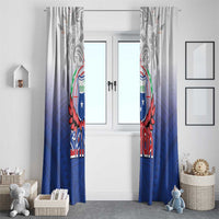 Samoa Rugby 2024 Pacific Window Curtain Go Manu Samoa LT05 - Polynesian Pride