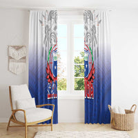 Samoa Rugby 2024 Pacific Window Curtain Go Manu Samoa LT05 - Polynesian Pride
