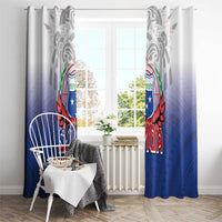 Samoa Rugby 2024 Pacific Window Curtain Go Manu Samoa LT05 - Polynesian Pride