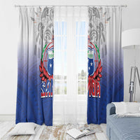 Samoa Rugby 2024 Pacific Window Curtain Go Manu Samoa LT05 - Polynesian Pride