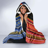Philippines Filipinos Hooded Blanket Igorot Tribal Inspiration Pattern Style