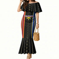 Personalised Philippines Filipinos Mermaid Dress Igorot Tribal Inspiration Pattern Style