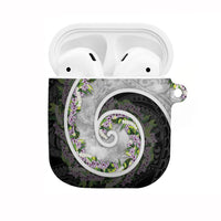 Piko Hawaii AirPods Case Polynesian Pattern With Maile Pikake Honohono Lei