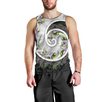 Piko Hawaii Men Tank Top Polynesian Pattern With Maile Pikake Honohono Lei