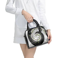 Piko Hawaii Shoulder Handbag Polynesian Pattern With Maile Pikake Honohono Lei