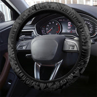 Piko Hawaii Steering Wheel Cover Polynesian Pattern With Maile Pikake Honohono Lei