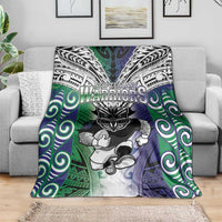 New Zealand Warrior Blanket Maori Tribal Pattern