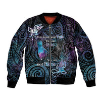 Suicide Awareness Bomber Jacket You Are Not Alone - Polynesian Pride