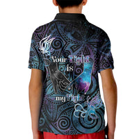 Suicide Awareness Kid Polo Shirt You Are Not Alone - Polynesian Pride