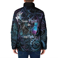 Suicide Awareness Padded Jacket You Are Not Alone - Polynesian Pride