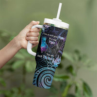 Suicide Awareness Tumbler With Handle You Are Not Alone - Polynesian Pride