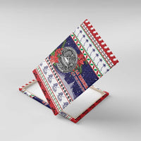 American Samoa Christmas Canvas Wall Art Poinsettia La Maunia Le Kilisimasi