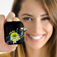 Palau United Nations Day AirPods Case Polynesian Curves Plumeria - Polynesian Pride