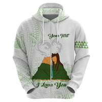 Personalised I LAVA YOU Volcano Valentine Hoodie Polynesian Tribal Pattern LT05 - Polynesian Pride