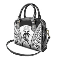 Fiji Tapa Football Shoulder Handbag Sporty Style