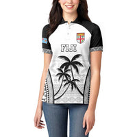 Custom Fiji Tapa Football Women Polo Shirt Sporty Style