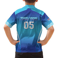 Custom Fiji Football Hawaiian Shirt Fijian Tapa Pattern