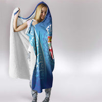 Fiji Football Hooded Blanket Fijian Tapa Pattern