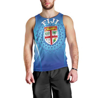 Custom Fiji Football Men Tank Top Fijian Tapa Pattern