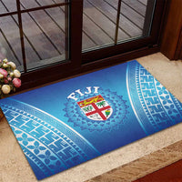 Fiji Football Rubber Doormat Fijian Tapa Pattern