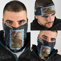 New Zealand Weka Neck Gaiter Maori Hen Koru Pattern LT05 - Polynesian Pride
