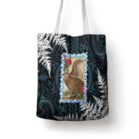 New Zealand Weka Tote Bag Maori Hen Koru Pattern - Polynesian Pride