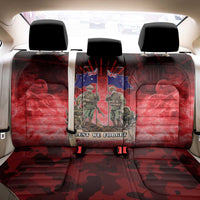 Australia And New Zealand ANZAC Day Back Car Seat Cover Soldiers Lest We Forget