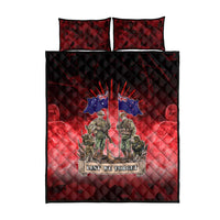 Australia And New Zealand ANZAC Day Quilt Bed Set Soldiers Lest We Forget