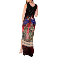 Australia And New Zealand ANZAC Day Tank Maxi Dress Soldiers Lest We Forget LT05 - Polynesian Pride