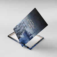 New Zealand ANZAC Day Canvas Wall Art HMNZS Achilles We Will Remember Them LT05 With Frame Blue - Polynesian Pride