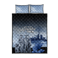 New Zealand ANZAC Day Quilt Bed Set HMNZS Achilles We Will Remember Them LT05 - Polynesian Pride
