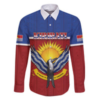 Kiribati 45th Independence Day Family Matching Short Sleeve Bodycon Dress and Hawaiian Shirt Lesser Frigatebird Tribal Pattern