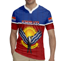 Kiribati 45th Independence Day Rugby Jersey Lesser Frigatebird Tribal Pattern