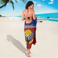 Kiribati 45th Independence Day Sarong Lesser Frigatebird Tribal Pattern LT05 - Polynesian Pride
