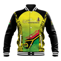 Vanuatu 45th Independence Baseball Jacket Special Style - Polynesian Pride