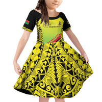 Vanuatu 45th Independence Family Matching Off Shoulder Short Dress and Hawaiian Shirt Special Style - Polynesian Pride