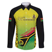 Vanuatu 45th Independence Family Matching Puletasi and Hawaiian Shirt Special Style - Polynesian Pride