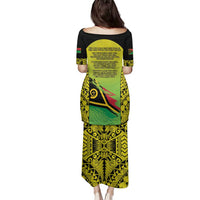 Vanuatu 45th Independence Family Matching Puletasi and Hawaiian Shirt Special Style - Polynesian Pride